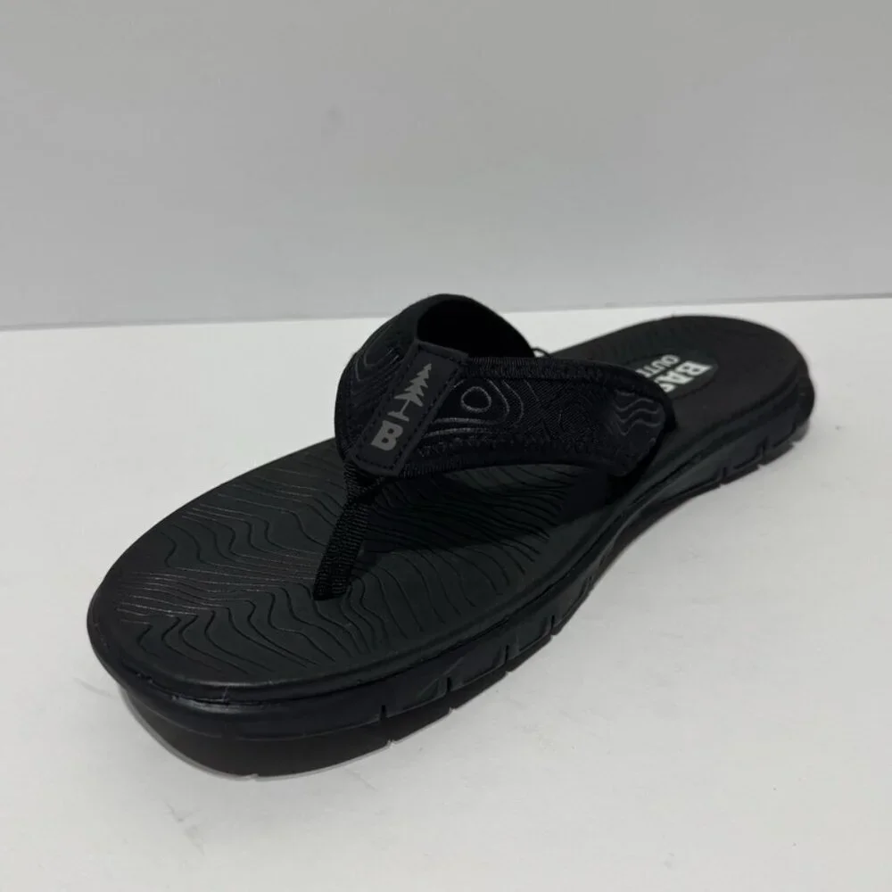 Bass Outdoor Mens Top Thong Sandals Black Size 11 M